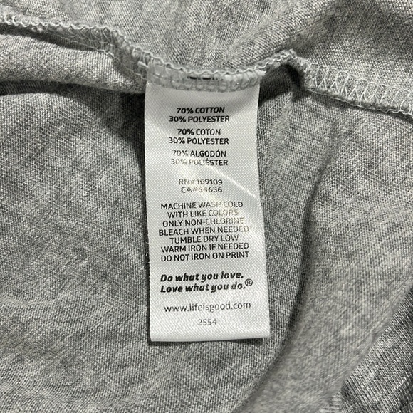 Life Is Good Vintage women’s long sleeve grey tee shirt, size small - Picture 7 of 7